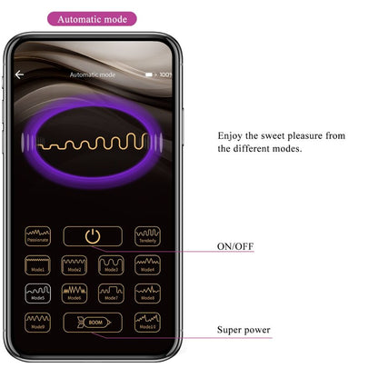 PRETTY LOVE - VIBRATORE CONTROLLATO DA APP LEVIATHAN VIOLA - PRETTY LOVE SMART | Lingerie Harness Boutique
