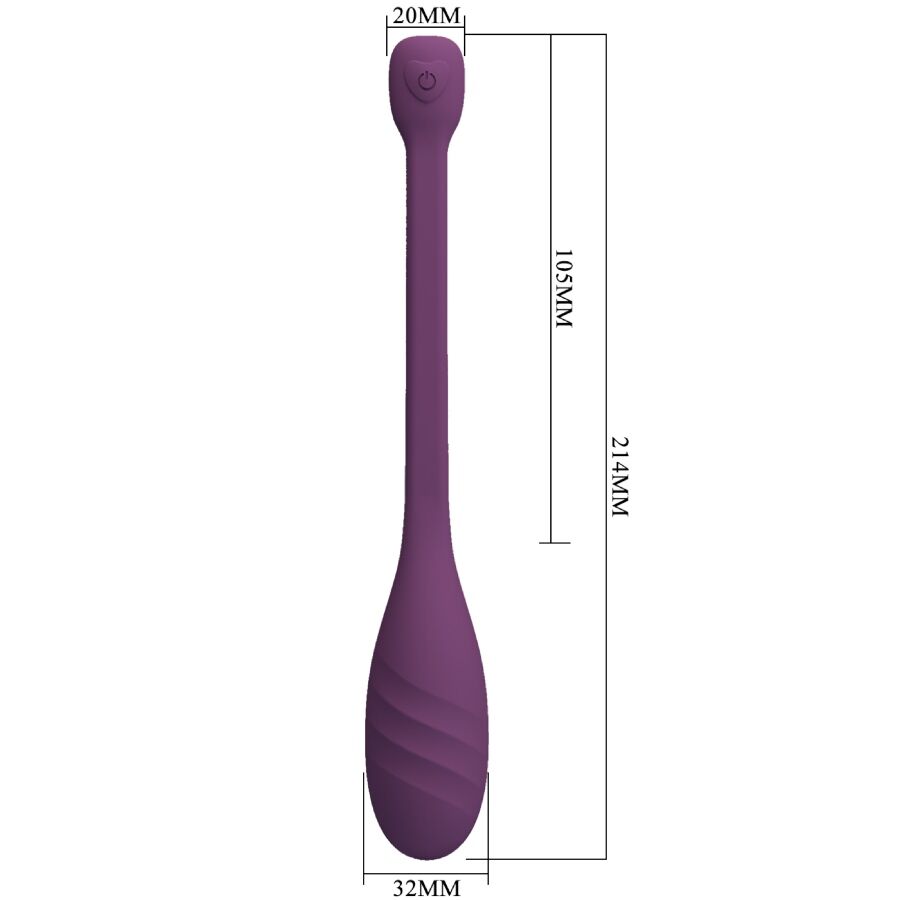 PRETTY LOVE - VIBRATORE CONTROLLATO DA APP LEVIATHAN VIOLA - PRETTY LOVE SMART | Lingerie Harness Boutique