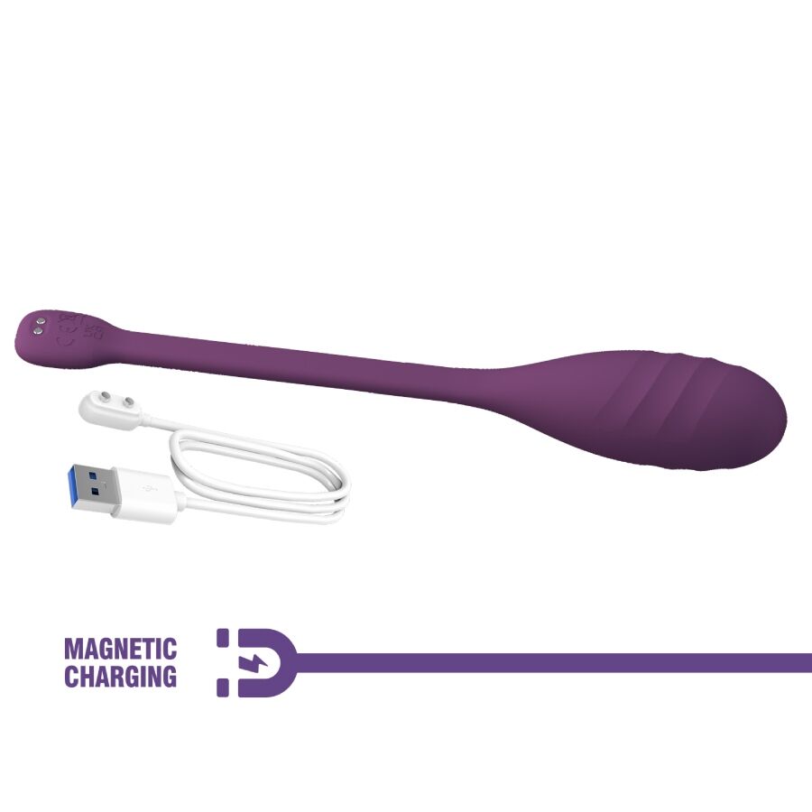 PRETTY LOVE - VIBRATORE CONTROLLATO DA APP LEVIATHAN VIOLA - PRETTY LOVE SMART | Lingerie Harness Boutique