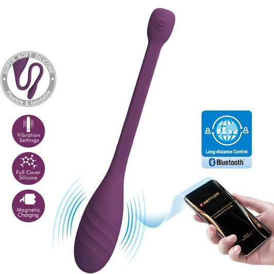 PRETTY LOVE - VIBRATORE CONTROLLATO DA APP LEVIATHAN VIOLA - PRETTY LOVE SMART | Lingerie Harness Boutique