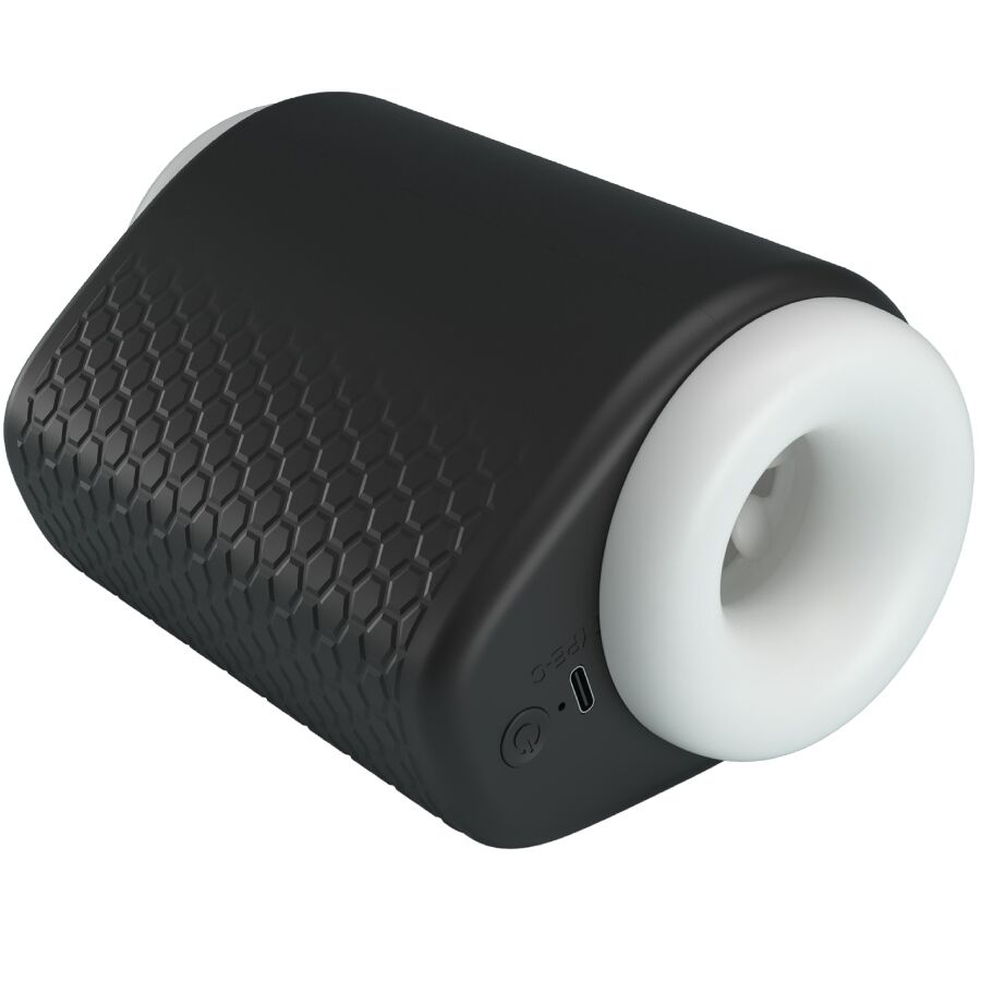 PRETTY LOVE - DJ GIRL MASTURBATORE MASCHILE CON VIBRAZIONE 5 IMPOSTAZIONI NEGRO - PRETTY LOVE MALE | Lingerie Harness Boutique