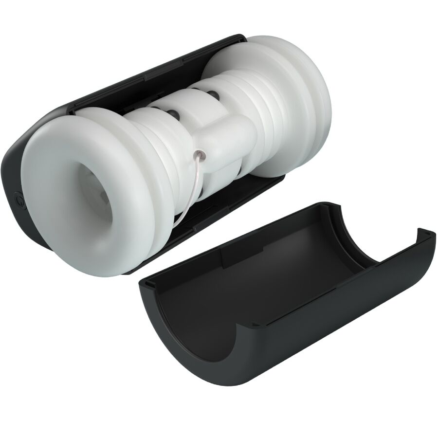 PRETTY LOVE - DJ GIRL MASTURBATORE MASCHILE CON VIBRAZIONE 5 IMPOSTAZIONI NEGRO - PRETTY LOVE MALE | Lingerie Harness Boutique