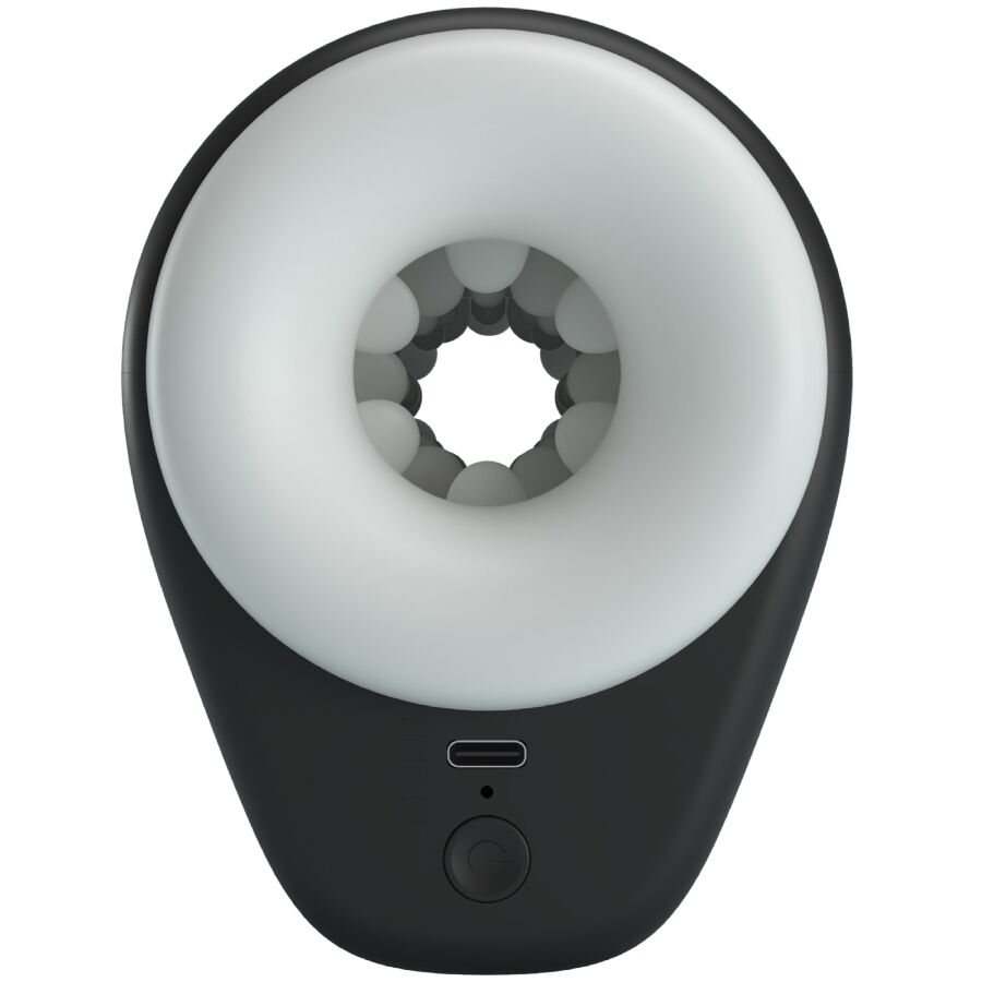 PRETTY LOVE - DJ GIRL MASTURBATORE MASCHILE CON VIBRAZIONE 5 IMPOSTAZIONI NEGRO - PRETTY LOVE MALE | Lingerie Harness Boutique