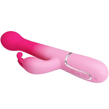 PRETTY LOVE - DEJON 3 IN 1 MULTIFUNZIONE VIBRATORE CONIGLIO ROSA - PRETTY LOVE | Lingerie Harness Boutique