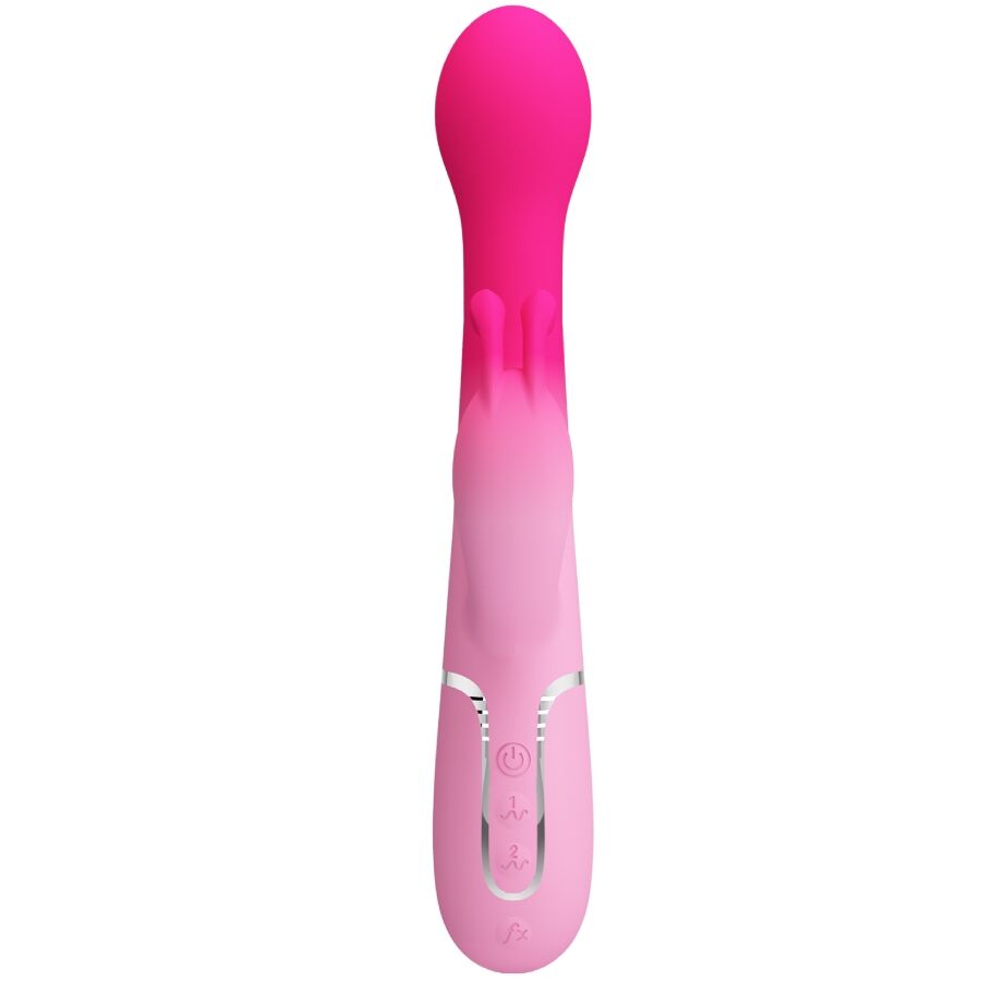 PRETTY LOVE - DEJON 3 IN 1 MULTIFUNZIONE VIBRATORE CONIGLIO ROSA - PRETTY LOVE | Lingerie Harness Boutique