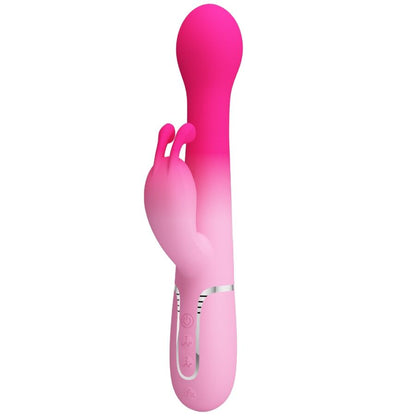 PRETTY LOVE - DEJON 3 IN 1 MULTIFUNZIONE VIBRATORE CONIGLIO ROSA - PRETTY LOVE | Lingerie Harness Boutique