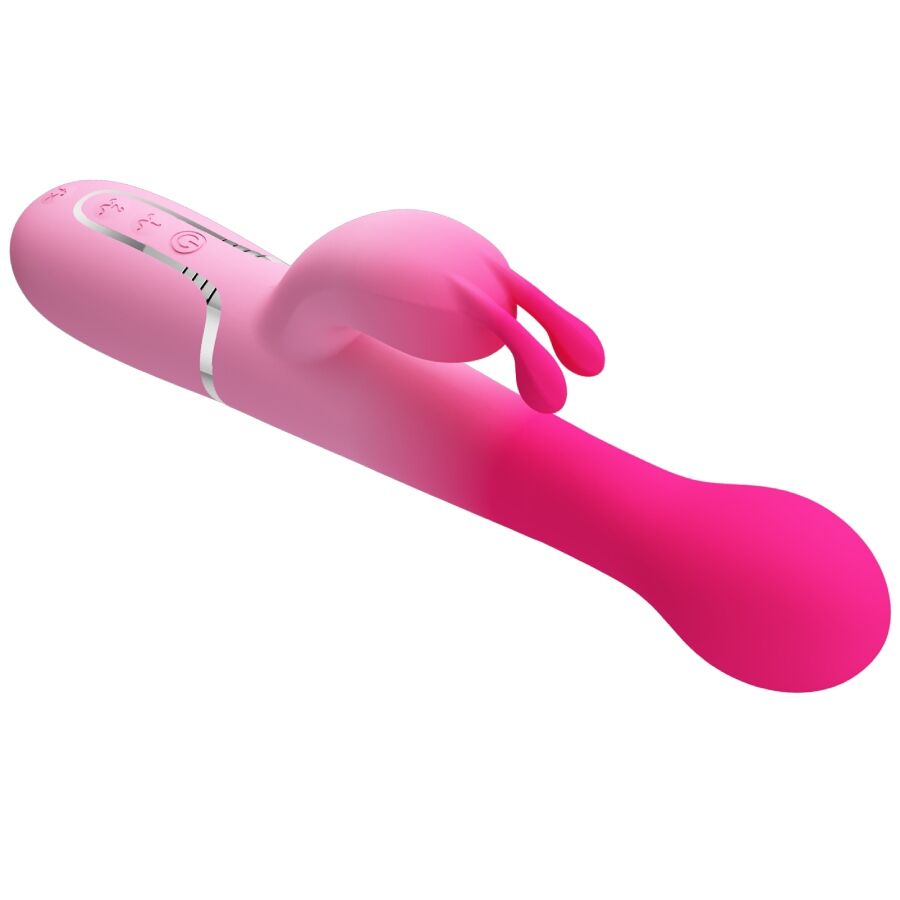 PRETTY LOVE - DEJON 3 IN 1 MULTIFUNZIONE VIBRATORE CONIGLIO ROSA - PRETTY LOVE | Lingerie Harness Boutique
