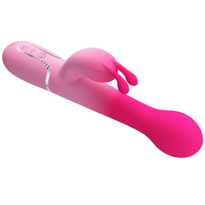 PRETTY LOVE - DEJON 3 IN 1 MULTIFUNZIONE VIBRATORE CONIGLIO ROSA - PRETTY LOVE | Lingerie Harness Boutique