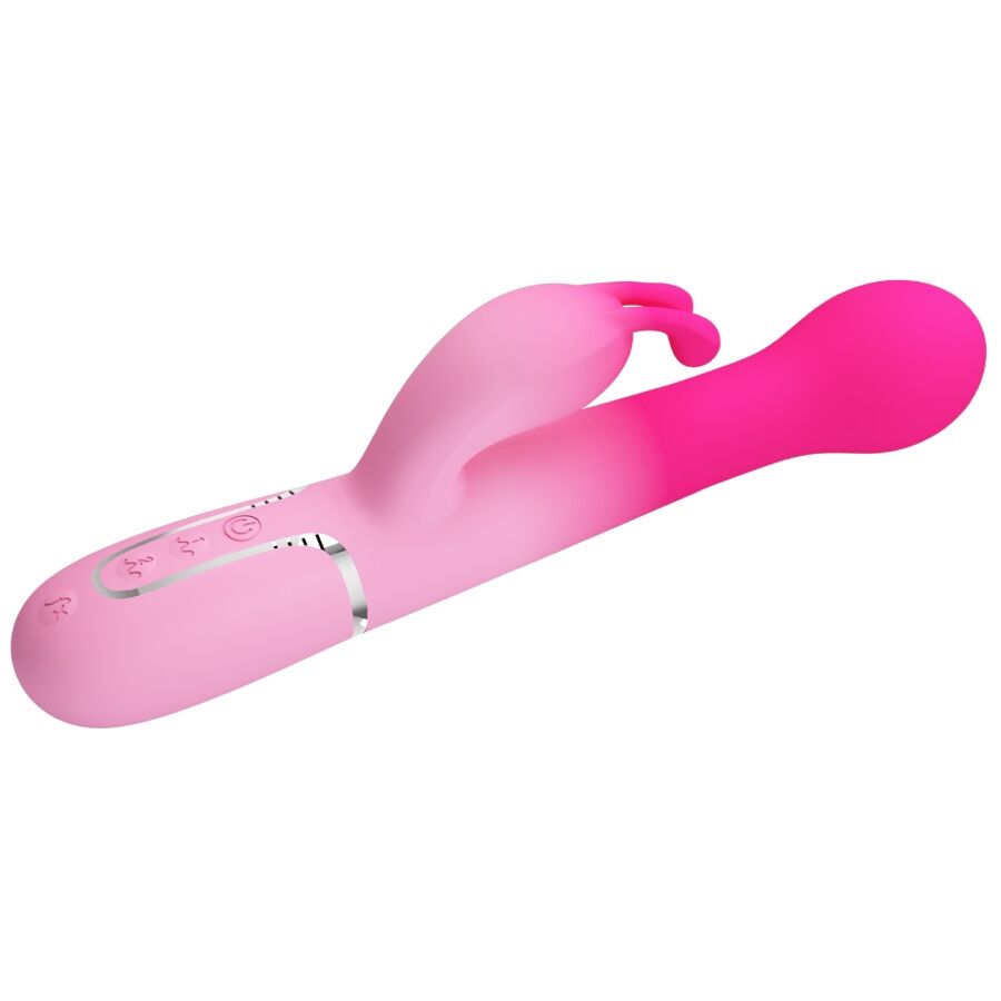 PRETTY LOVE - DEJON 3 IN 1 MULTIFUNZIONE VIBRATORE CONIGLIO ROSA - PRETTY LOVE | Lingerie Harness Boutique