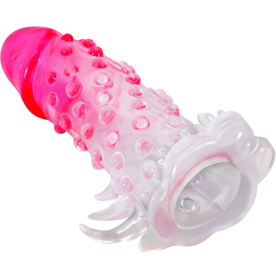 PRETTY LOVE - GUAINA DI ALLARGAMENTO REALISTICA WILFORD CON PENE RILIEVO ROSA - PRETTY LOVE | Lingerie Harness Boutique