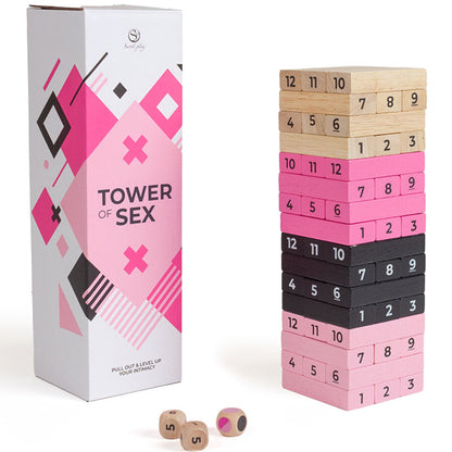 SECRETPLAY - GIOCO IN LEGNO TORRE DEL SESSO - SECRETPLAY 100% GAMES | Lingerie Harness Boutique