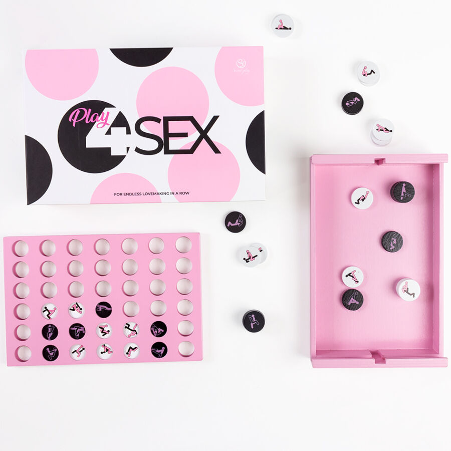 SECRETPLAY - GIOCO IN LEGNO PLAY4SEX - SECRETPLAY 100% GAMES | Lingerie Harness Boutique
