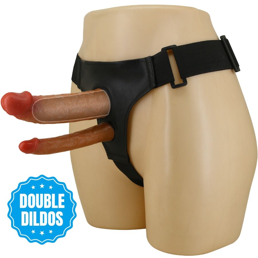 PRETTY LOVE - SLIP KEAVEN HARNESS UNIVERSALE E COMODO DOPPIO DILDO - PRETTY LOVE | Lingerie Harness Boutique