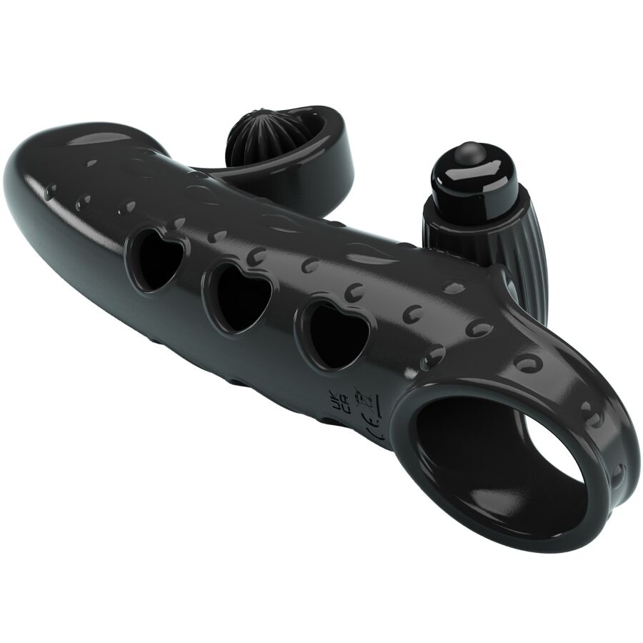 ROMANCE - GUAINA PER PENE VIBRANTE NERA - ROMANCE | Lingerie Harness Boutique