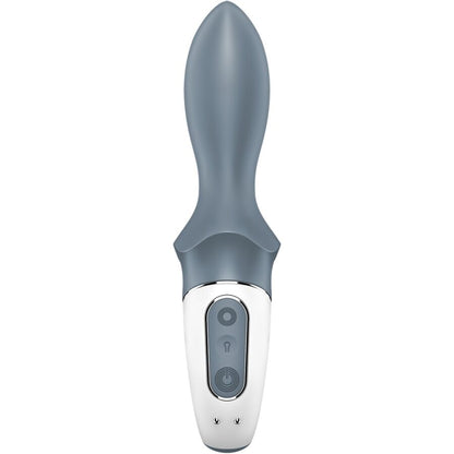 SATISFYER - AIR PUMP BOOTY 1 VIBRATORE ANALE GONFIABILE GRIGIO - SATISFYER VIBRATOR | Lingerie Harness Boutique