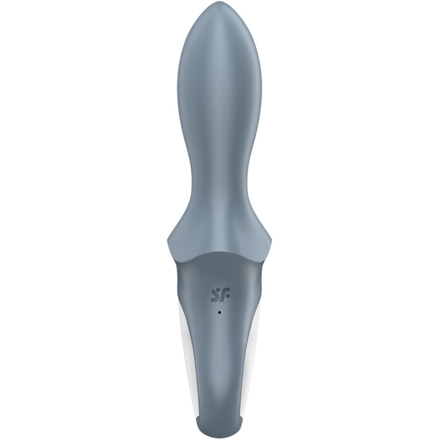 SATISFYER - AIR PUMP BOOTY 1 VIBRATORE ANALE GONFIABILE GRIGIO - SATISFYER VIBRATOR | Lingerie Harness Boutique