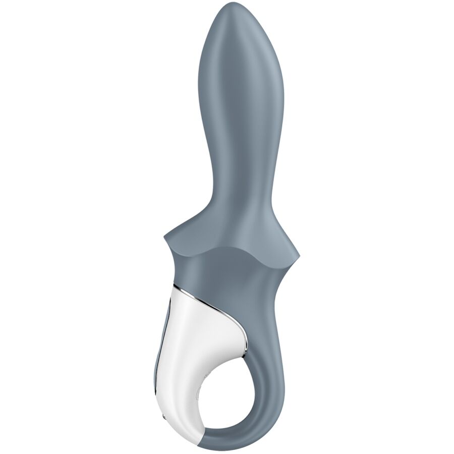 SATISFYER - AIR PUMP BOOTY 1 VIBRATORE ANALE GONFIABILE GRIGIO - SATISFYER VIBRATOR | Lingerie Harness Boutique