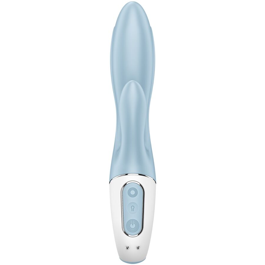 SATISFYER - AIR PUMP BUNNY 1 VIBRATORE GONFIABILE CONIGLIO BLU - SATISFYER VIBRATOR | Lingerie Harness Boutique