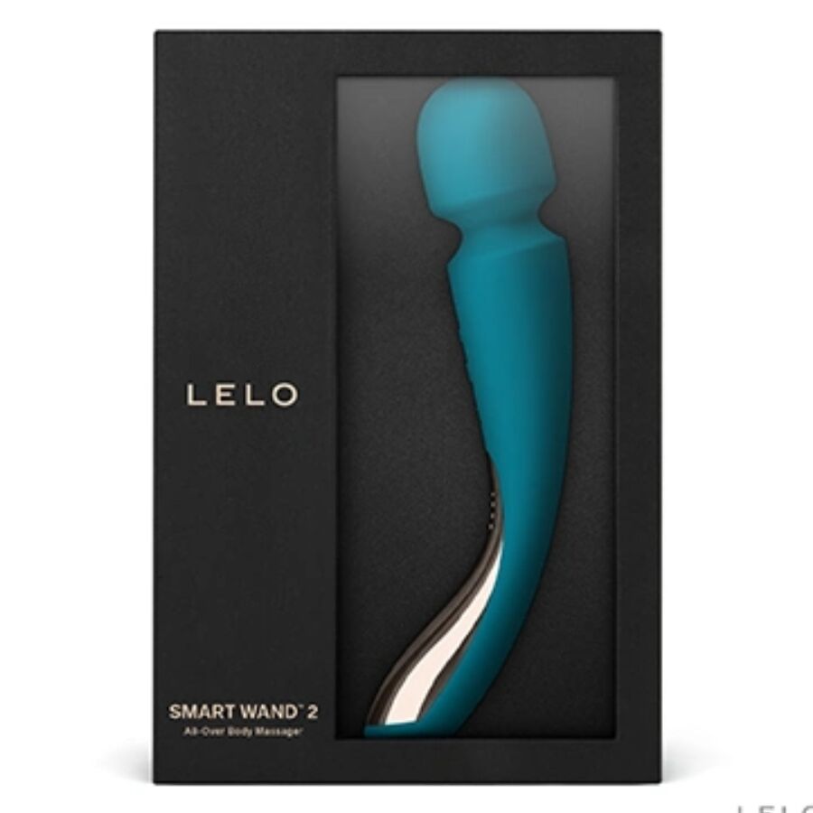 LELO - MASSAGGIATORE SMART MEDIUM WAND 2 AQUA - LELO | Lingerie Harness Boutique