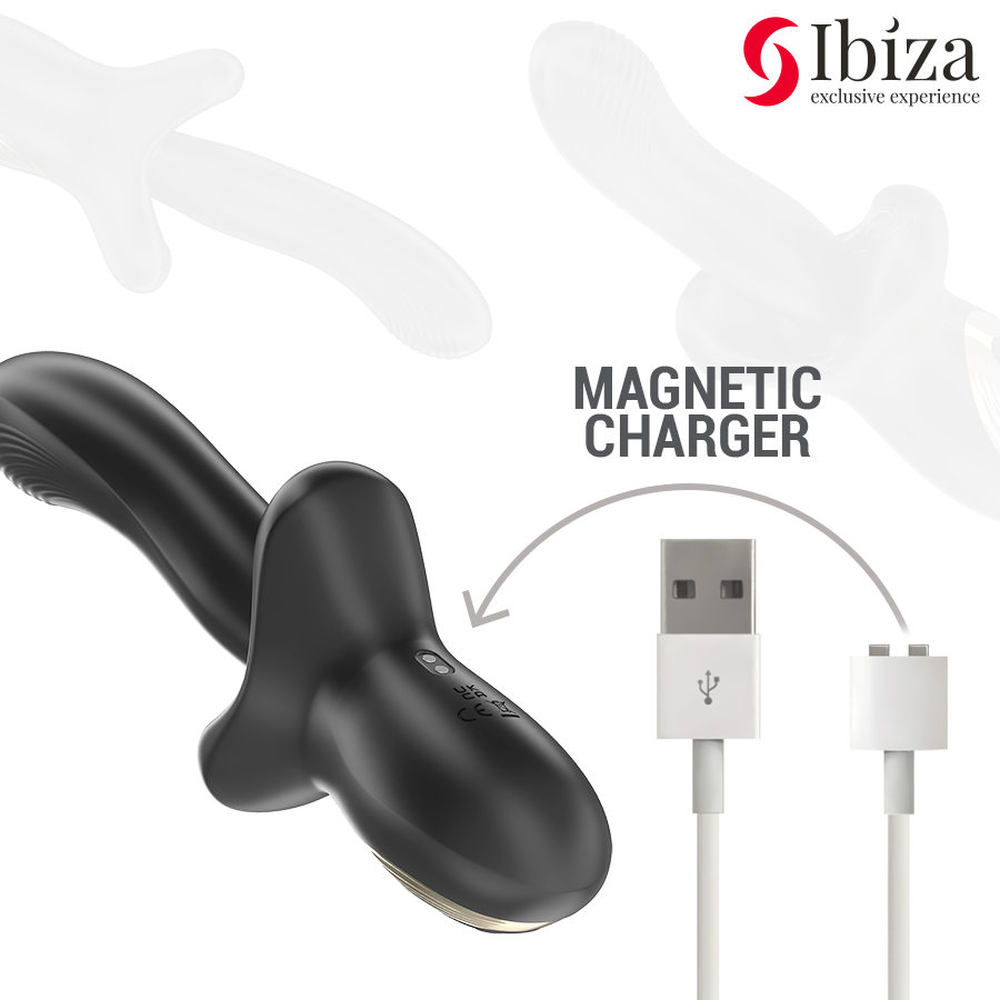 IBIZA - VIBRATORE POTENTE CON EFFETTO SPINTA E MORSO - IBIZA TECHNOLOGY | Lingerie Harness Boutique