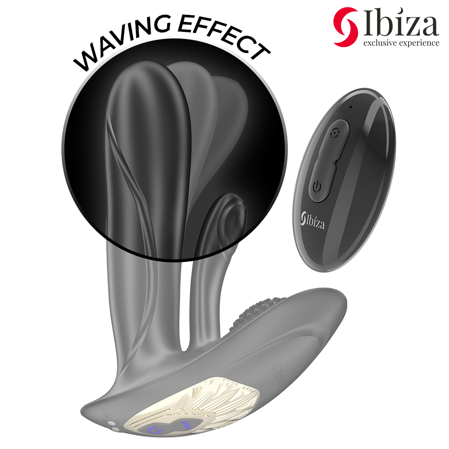IBIZA - VIBRATORE INDOSSABILE CON STIMOLAZIONE DEL PUNTO G E DEL CLITORIDE CON TELECOMANDO - IBIZA TECHNOLOGY | Lingerie Harness Boutique