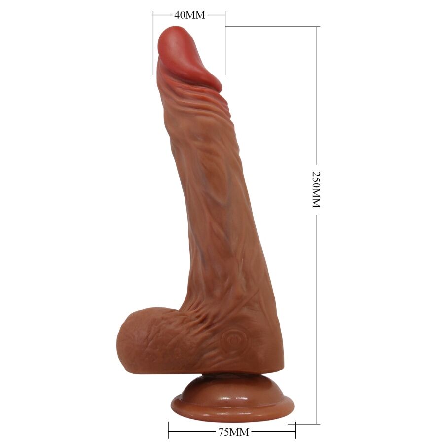 BAILE - CALISTO DILDO REALISTICO 24 CM CARNE - BAILE VIBRATORS | Lingerie Harness Boutique