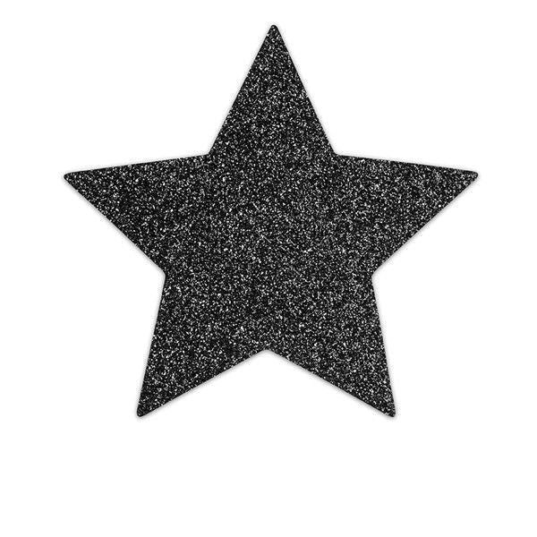 BIJOUX - BLACK STAR FLASH INDISCREET NIPPLE CAPS