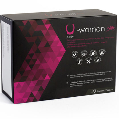 500 COSMETICS -U-WOMAN AUMENTA LA LIBIDO FEMMINILE - 30 CAPSULE - 500COSMETICS | Lingerie Harness Boutique