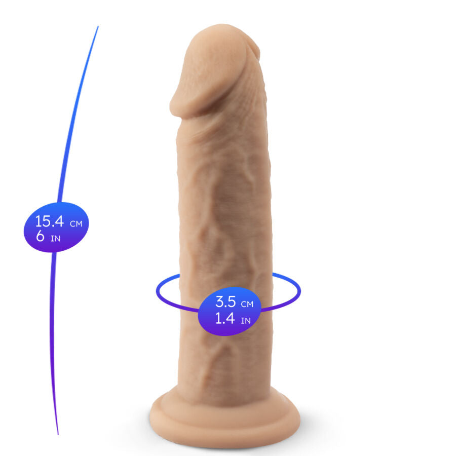 SILEXD - MODELLO PENE REALISTICO 2 SILICONE TERMOREATTIVO 15,4 CM - SILEXD | Lingerie Harness Boutique