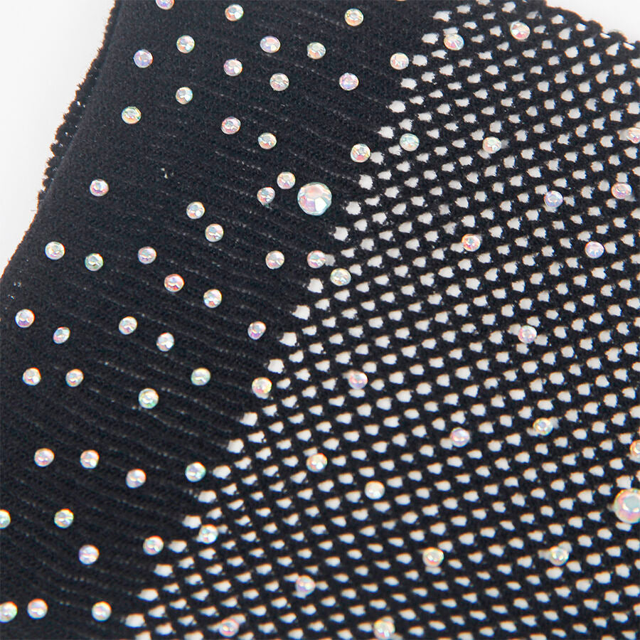 SUBBLIME - 957469SHINE GUANTI TRASPARENTI NERI S/M - SUBBLIME ACCESORIES | Lingerie Harness Boutique