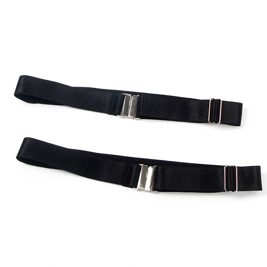 SUBBLIME - 957476 FIBBIE REGOLABILI NERE - SUBBLIME ACCESORIES | Lingerie Harness Boutique