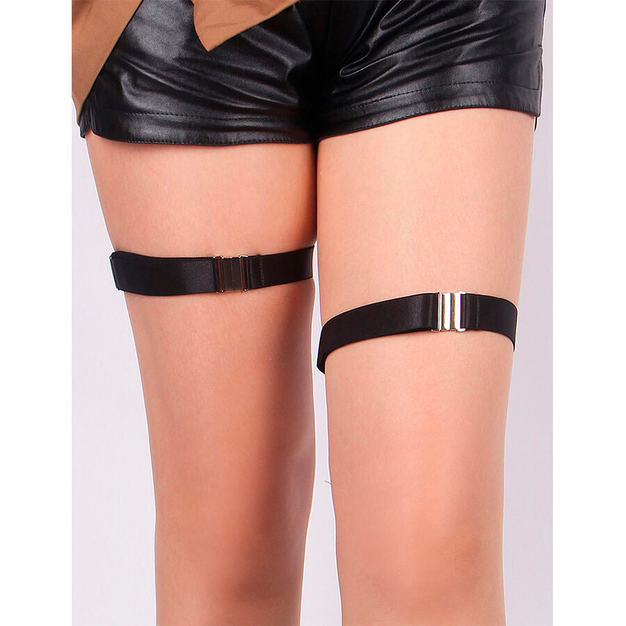 SUBBLIME - 957476 FIBBIE REGOLABILI NERE - SUBBLIME ACCESORIES | Lingerie Harness Boutique