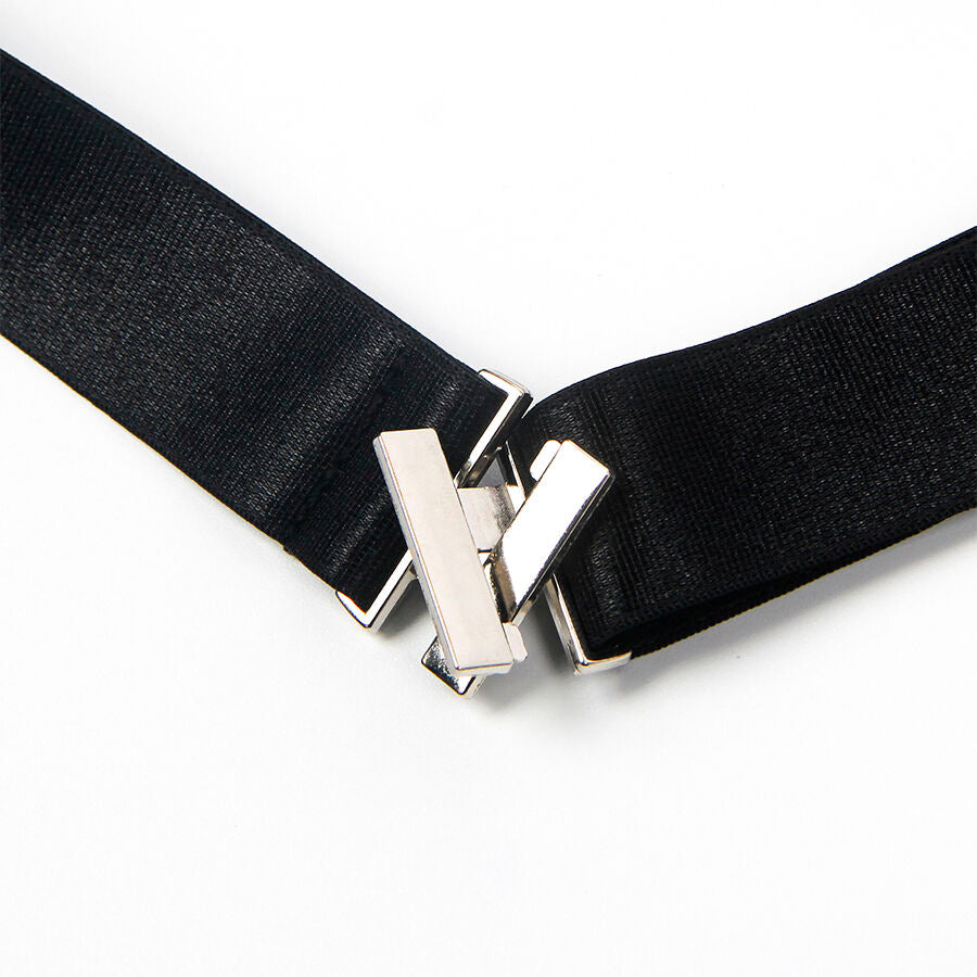 SUBBLIME - 957476 FIBBIE REGOLABILI NERE - SUBBLIME ACCESORIES | Lingerie Harness Boutique
