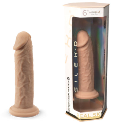 SILEXD - MODELLO PENE REALISTICO 2 SILICONE TERMOREATTIVO PREMIUM 15,4 CM - SILEXD | Lingerie Harness Boutique
