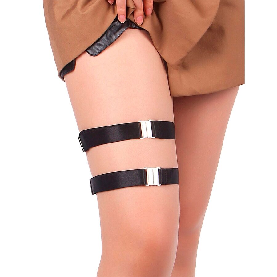 SUBBLIME - 957476 FIBBIE REGOLABILI NERE - SUBBLIME ACCESORIES | Lingerie Harness Boutique