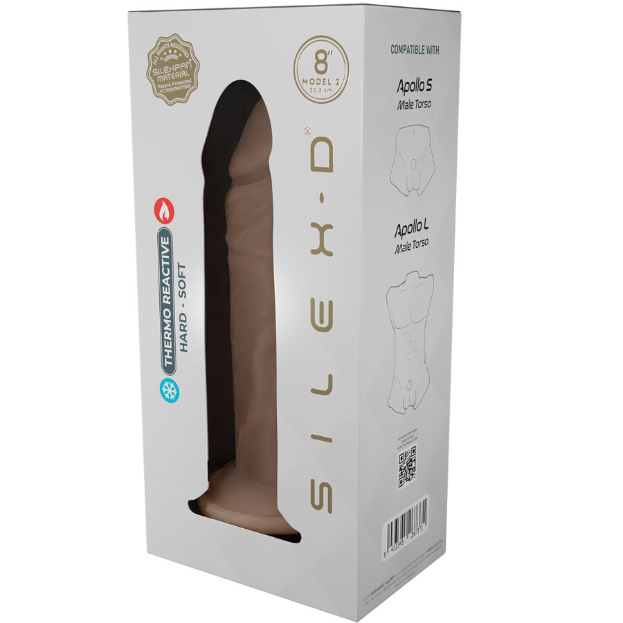 SILEXD - MODELLO PENE REALISTICO 8 SILICONE LIQUIDO 20,6 CM - SILEXD | Lingerie Harness Boutique