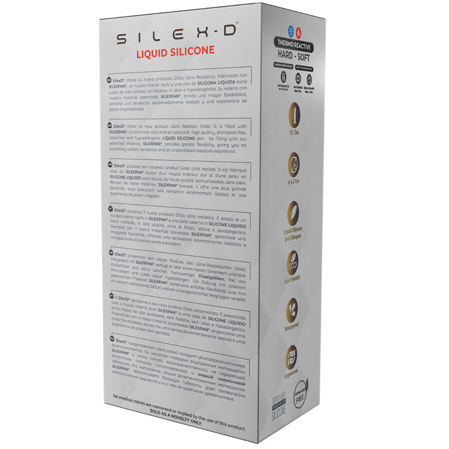 SILEXD - MODELLO PENE REALISTICO 8 SILICONE LIQUIDO 20,6 CM - SILEXD | Lingerie Harness Boutique