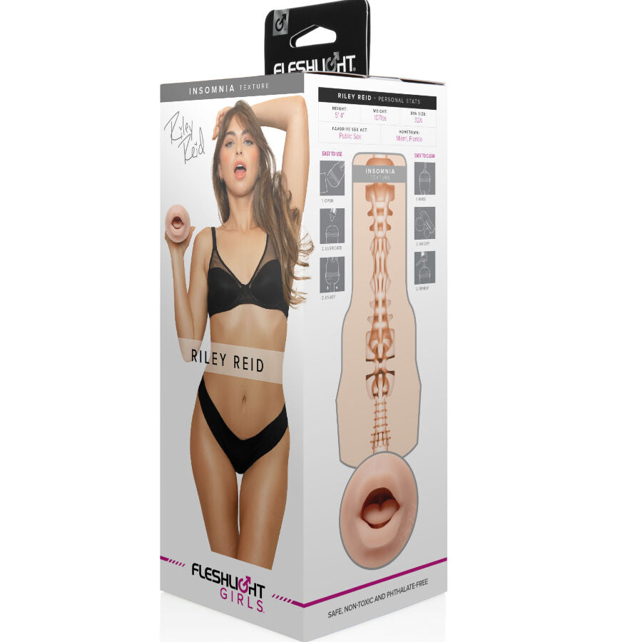 FLESHLIGHT GIRLS - RILEY REID INSONNIA BOCCA - FLESHLIGHT GIRLS | Lingerie Harness Boutique