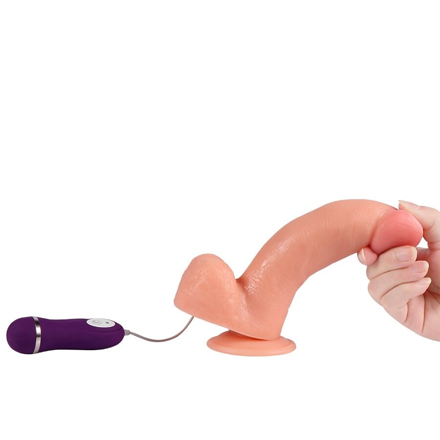 SHEQU - ADAM DILDO VIBRATORE CON TELECOMANDO 21 CM - SHEQU | Lingerie Harness Boutique