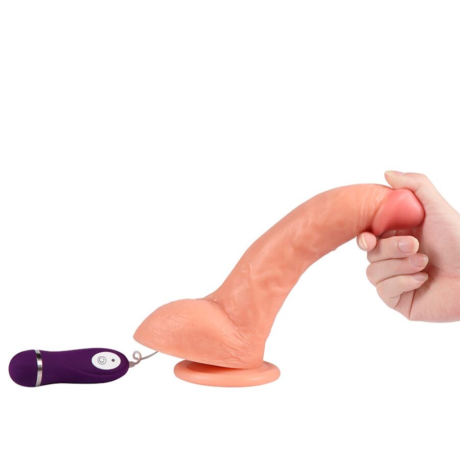 SHEQU - DILDO VIBRANTE BESTIA CON TELECOMANDO 24,5 CM - SHEQU | Lingerie Harness Boutique