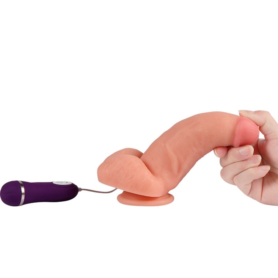 SHEQU - DILDO VIBRATORE AQUILA ROSSA CON TELECOMANDO 17 CM - SHEQU | Lingerie Harness Boutique