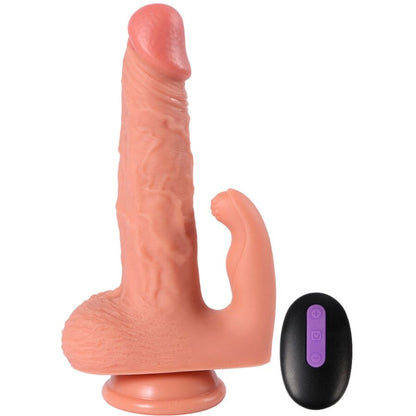 SHEQU - HAYDEN DILDO E STIMOLATORE CLITORIDE CON VIBRAZIONE E TELECOMANDO 16 CM - SHEQU | Lingerie Harness Boutique
