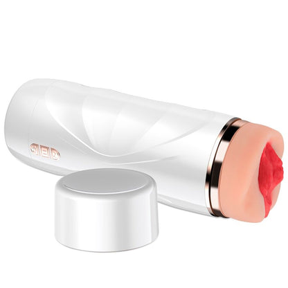 SHEQU - RILEY MASTURBATORE VAGINALE VIBRANTE CON ASPIRAZIONE - SHEQU | Lingerie Harness Boutique