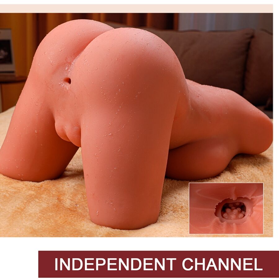 XISE - MIAH LADY BOY TORSO FEMMINILE CON DILDO CON VIBRAZIONE E SPINTA 55 CM - XISE | Lingerie Harness Boutique