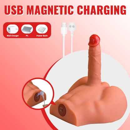 XISE - PEEL DILDO ASS REALISTICO DILDO MASTURBATORE POSIZIONE FRONTALE CON SPINTA 17,5 CM - XISE | Lingerie Harness Boutique