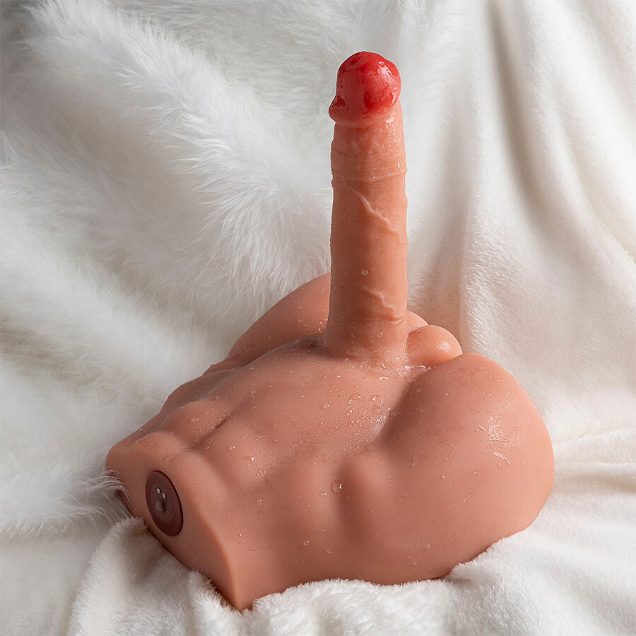 XISE - PEEL DILDO ASS REALISTICO DILDO MASTURBATORE POSIZIONE FRONTALE CON SPINTA 17,5 CM - XISE | Lingerie Harness Boutique