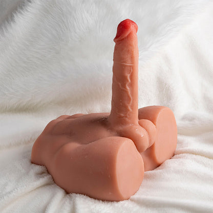 XISE - PEEL DILDO ASS REALISTICO DILDO MASTURBATORE POSIZIONE FRONTALE CON SPINTA 17,5 CM - XISE | Lingerie Harness Boutique