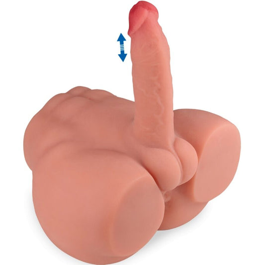 XISE - FREDERICO MASTURBADOR REALISTICO DILDO POSIZIONE FRONTALE CON SPINTA 15 CM - XISE | Lingerie Harness Boutique