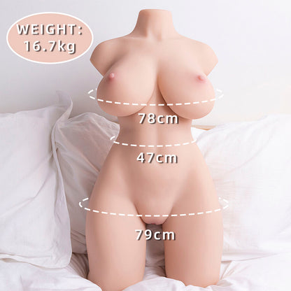 XISE - TORSO REALISTICO FEMMINILE ORDINATO CON SPINTA 71 CM - XISE | Lingerie Harness Boutique