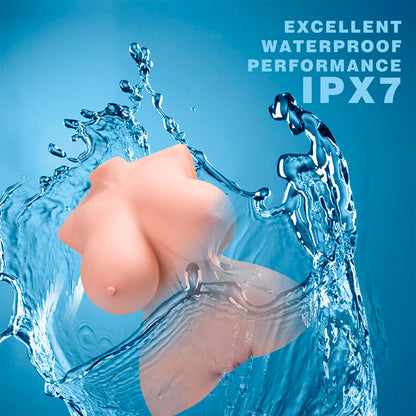 XISE - TORSO REALISTICO PICCOLO E SPINTO CON VIBRAZIONE FEMMINILE 40 CM - XISE | Lingerie Harness Boutique